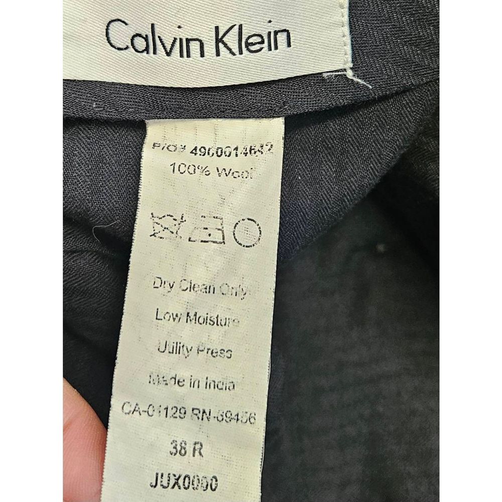 Calvin Klein Men's Gray Dress Pants Size 38 - Picture 6 of 7